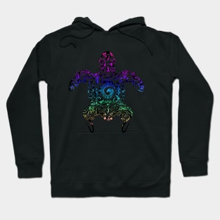 Rainbow Mandala Turtle Hoodie